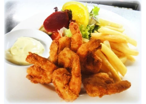 Harbourside Fish and chips Wollongong Restaurant, NSW- $5 off - 4/4