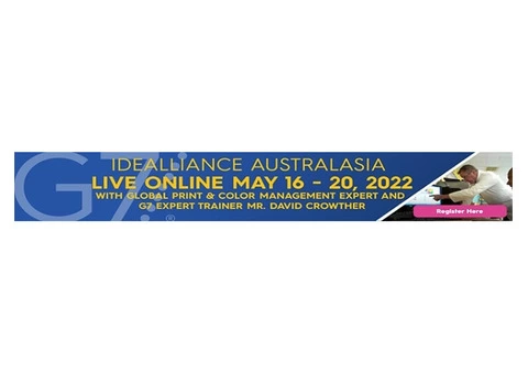 Idealliance G7® Expert Certification and Training LIVE Online May 2022 - 2/2