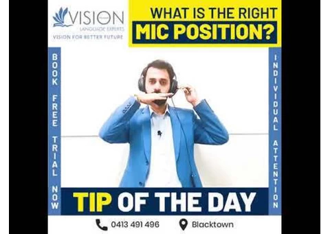 Learn the best-proven microphone position in PTE Speaking