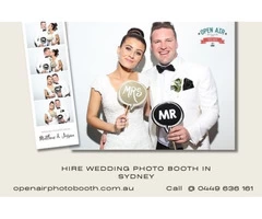 Hire Wedding photo booth in sydney | Call us @ 0412 796 348