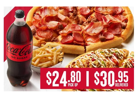 2 Large Pizzas On Sale Pizza Hut Orange - Orange, NSW