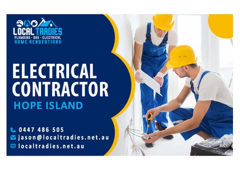 Electrical contractor near me Hope island