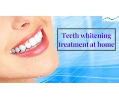 Teeth whitening treatment at home