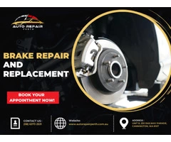 Get your car brake pad replacement at Auto Repair Perth.