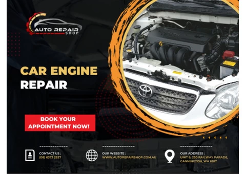 If you are looking for car engine service in Perth? Get in touch with us
