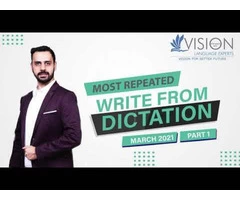 PTE Listening most Repeated Write from Dictations