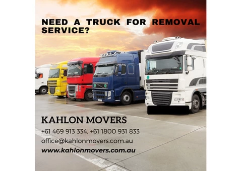 Need A Truck For Removals Service?