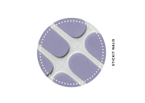 Lilac Semi-cured Gel Nail Wraps - Stickit Nails