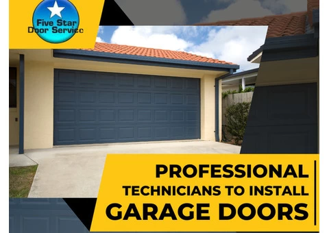 Hire Professional Technicians for Garage door repairs