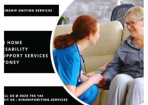 In home Disability Support Services Sydney | Kinship Uniting Services | 0448 663 293