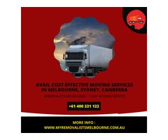 Moving Services in Melbourne, Sydney, Canberra