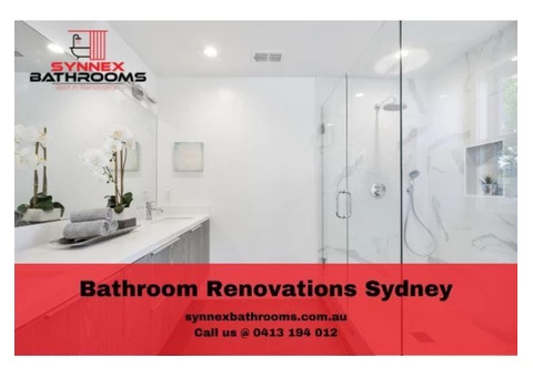 Bathroom Renovations Sydney | Synnex Bathrooms | 0413 194 012