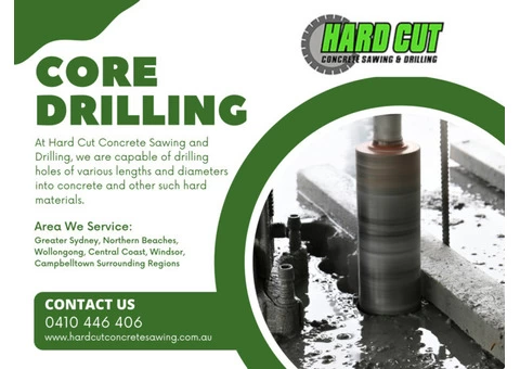 Diamond Core Drilling Services Across The Sydney
