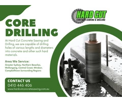 Diamond Core Drilling Services Across The Sydney