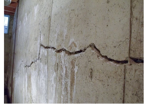 Basement Wall Crack Repair
