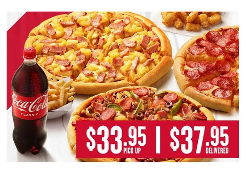 3 Large Pizzas at Pizza Hut Orange Special