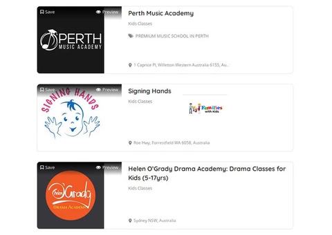 Top Choices for Kids Classes Listings Australia Wide!