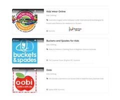 Kid's Clothing Listings Australia Wide for Perfect Family Activities!