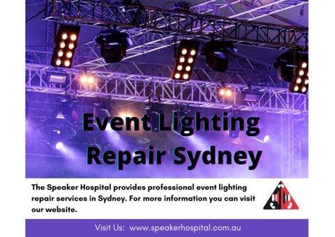 Professional Event Lighting Repairs Sydney