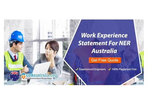 Work Experience Statement For NER Australia - Ask An Expert At CDRAustralia.Org