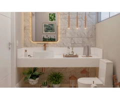 Best Custom Made Bathroom Vanity Tops Unit - Emperor Stone