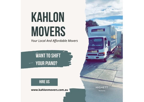 Piano Movers Melbourne | Kahlon Movers