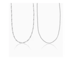 Buy Pure Sterling Silver Chains