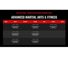 Checkout the Online and In Class Martial Arts Training Times in East Victoria Park!