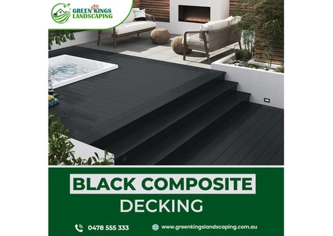 Black Composite Decking