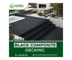 Black Composite Decking