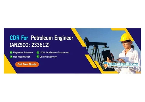 CDR For Petroleum Engineer (ANZSCO: 233612) From CDRAustralia.Org - Engineers Australia