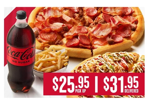 2 Large Pizzas at Pizza Hut Orange Special