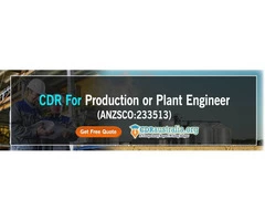 CDR For Production Or Plant Engineer (ANZSCO: 233513) By CDRAustralia.Org - Engineers Australia
