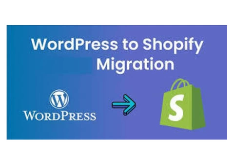 Migrate your WordPress-based ecommerce to Shopify website