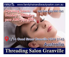 Eyebrows near Sydney Granville -Family Hair Beauty Salon - Sydney
