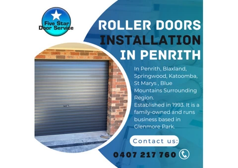 Install high quality roller doors in Blaxland