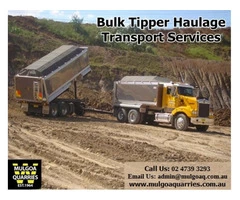 Bulk Tipper Services | Heavy Haulage Transport Sydney | Mulgoa Quarries Pty Ltd