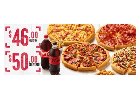 4 Large Pizzas On Sale Pizza Hut Orange - Orange, NSW