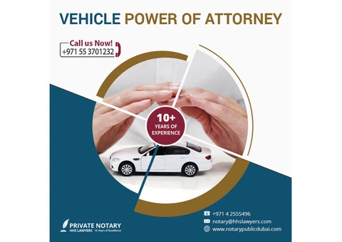 Power of Attorney for Vehicle Export