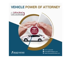 Power of Attorney for Vehicle Export