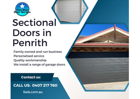 Secure your Home with quality Sectional doors