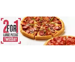 2 Large Pizzas at Pizza Hut Orange Special