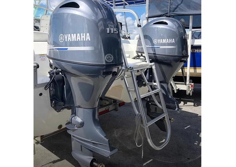 Wholesale used 60HP 70HP 90HP 75HP 115HP 150HP 4 stroke outboard motor / boat engine - 6/7