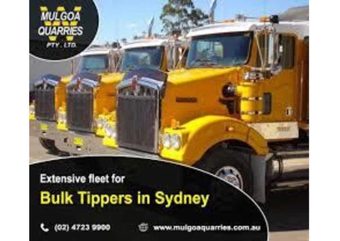 Hiring Bulk Tipper Services In Sydney | Mulgoa Quarries Pty Ltd