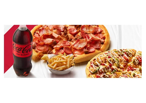 2 Large Pizzas On Sale Pizza Hut Orange - Orange, NSW