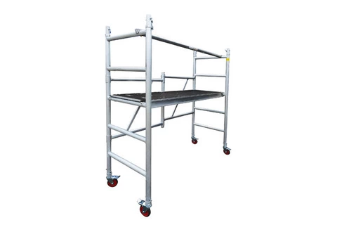 2M Aluminium Foldable Mobile Scaffold Tower - 1/5