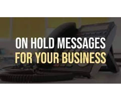 Message on Hold Available For Your Business Communication