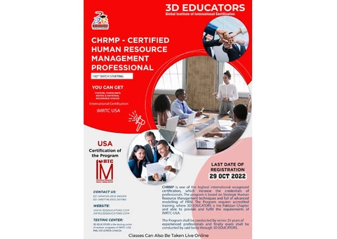 CHRMP - Certified Human Resource Management Professional,