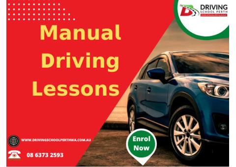Enroll Now For The Manual Driving Lessons in Perth Australia.