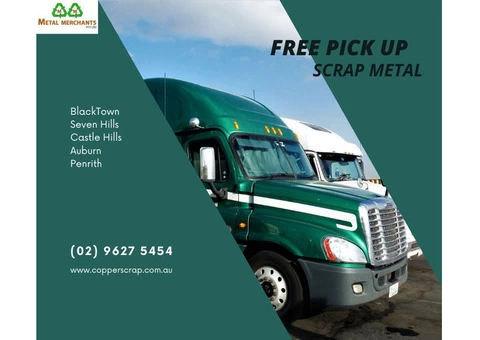 Free Pick Up Service For Your Scrap Metal!